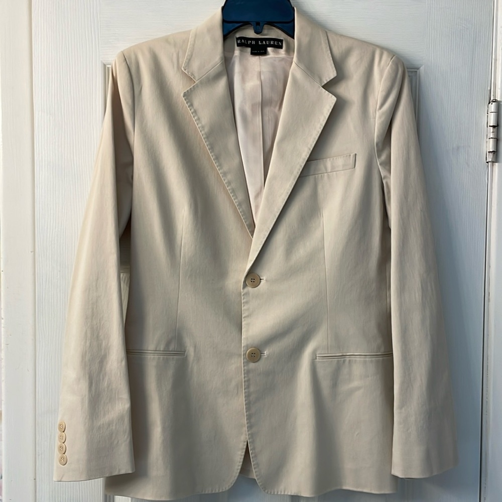 RALPH LAUREN BLACK Label VINTAGE fitted Blazer size 12